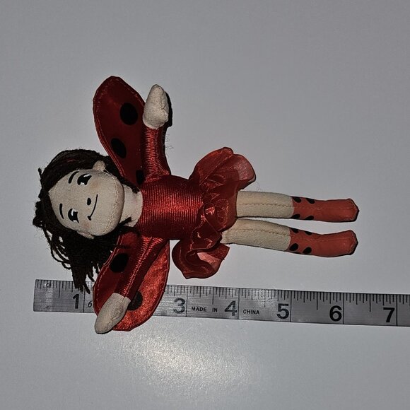 Ladybug Girl Doll Plush SMALL 6" Stuffed Toy Book Character 2006 MerryMakers - Picture 8 of 8